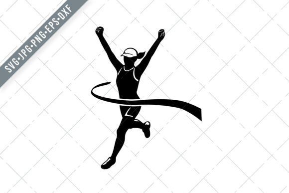 Download Female Marathon Runner Finishing - Run Collection