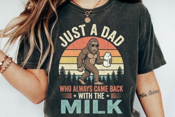 Download Bigfoot Dad Retro Sunset Milk Run - Run Collection
