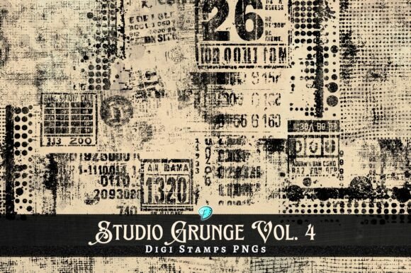 Download Studio Grunge Digi Stamps Vol. 4 - Run Collection